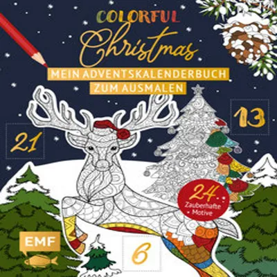 Immagine prodotto di Il mio libro da colorare per l'Avvento: Natale colorato