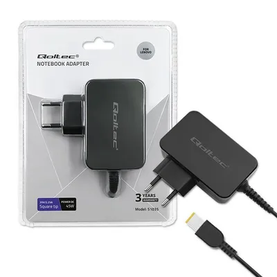 Zdjęcie produktu dla Qoltec 51035 Zasilacz/inwerter wewnętrzny 45 W Czarny