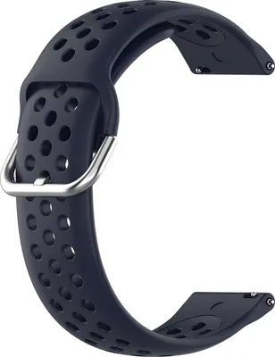 Produktbild von BStrap Silicone Dots Armband für Garmin Vivoactive 5, fürvy blue