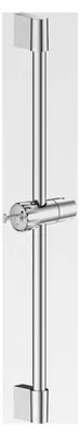 Produktbild von Duschstange aus Edelstahl 67cm mit verstellbarer Duschkopfhalterung und 360° Drehung