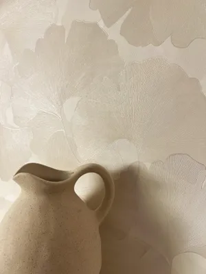 Produktbild von NEWROOM Tapete Druina Creme Vliestapete - Natur Blumen Blätter  Germany
