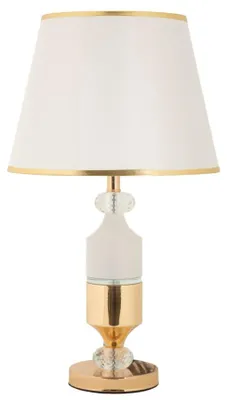 Image de Mauro Ferretti Gipsy - Lampe de table Gold White 30x52 cm E27