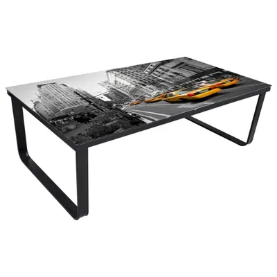 Produktbild von vidaXL Couchtisch mit Glasplatte Rechteckig
