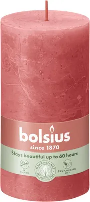 Immagine prodotto di Candela a colonna rustica Bolsius Pink Blossom 130/68 mm