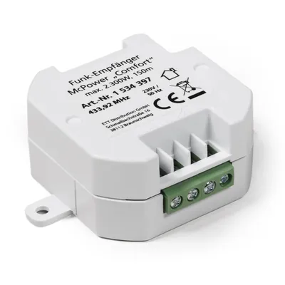 Produktbild von McPower Comfort Funk-Empfänger, 2000W, max. 70m