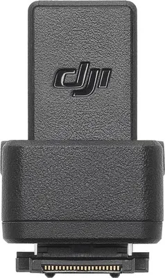Zdjęcie produktu dla DJI 981820, Adapter mikrofonu kamery, Czarny