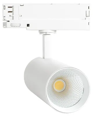 Produktbild von 3-Phasenstromschiene LED-Strahler 30W Carlo CCT Wählbar Weiss 4000K - 5000K - 6000K Wählbar