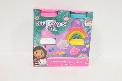 Zdjęcie produktu dla Koci Domek Gabi Kreatywny zestaw z masą plastyczną 4 kolory