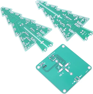 Obrázek produktu pro 3D vánoční stromek, LED vánoční stromek PCB, PCB stereo vánoční stromek, DIY elektronický obvod kit, LED DIY vánoční stromek