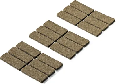 Produktbild von Hettich Filzgleiter braun 16 x 44 x 4.5 mm - 18 Stück