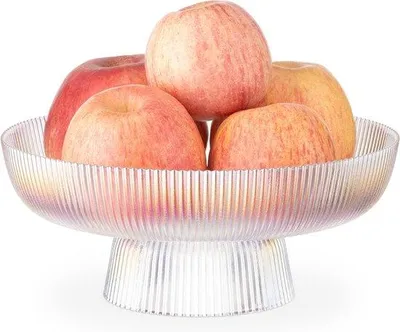 Produktbild von Famanu Glasschale Elegante Fruchtschale - Regenbogenklar