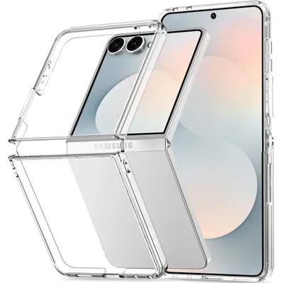 Produktbild von Handyhülle für Galaxy Z Flip8, Tech-Protect Flexair Hybrid, Transparent