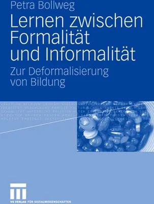 Produktbild von Lernen zwischen Formalität und Informalität