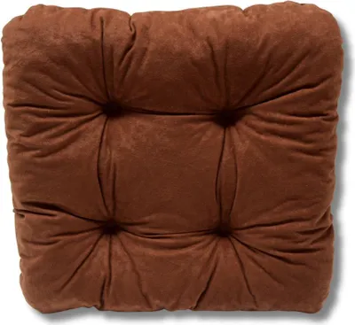 Immagine prodotto di Cuscino trapuntato per sedia marrone chiaro 38x38x8 cm - 1000 seduta elegante per cucina