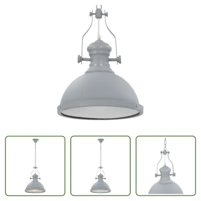 Obrázok produktu pre The Living Store Stropné svetlo sivé okrúhle E27