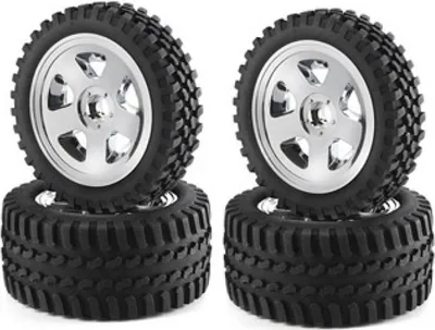 Produktbild von Carson Mad Fighter - All Terrain Reifen Set Chrom