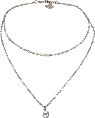 Produktbild von Halskette Brezel silber