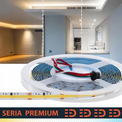 Immagine prodotto di Striscia LED Prescot, temperatura di colore regolabile, dimmerabile, 576 LED al metro, lunghezza 5 metri