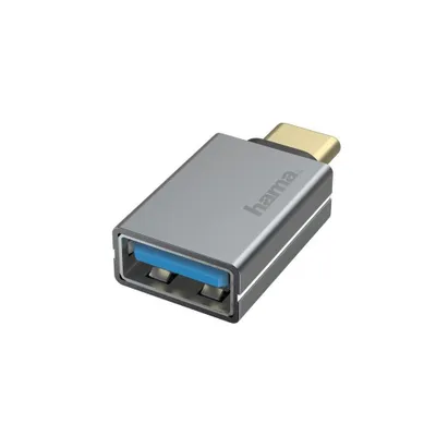Image de Adaptateur USB-OTG, f. USB-C - port USB, USB 3.2 Gen1, 5 Gbit/s, alu