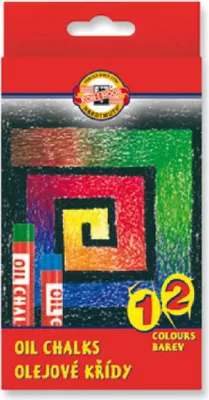 Image de KOH-I-NOOR Pastels à l'huile Set de 12 pastels à l'huile