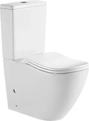 Produktbild von Lavita | WC Kompakt - Ergoseat 3.0 - Weiß - 675x390x860mm - Ergonomischer Korpus - Hochwertige Keramik