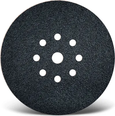 Produktbild von MENZER Black Klett-Schleifscheiben, 225 mm, 9-Loch, f. Trockenbauschleifer, Siliciumcarbid (10 Stk.) K16