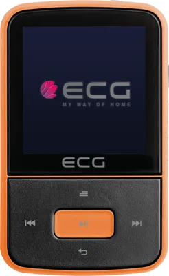 Produktbild von ECG PMP 30 MP3/MP4-Player mit 8GB Speicher und FM-Radio in Schwarz/Orange