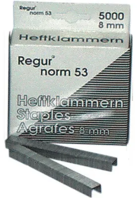 Produktbild von Regur® 53/8 Heftklammern 53/8, 5000 Stück