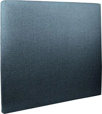 Productafbeelding van Gestoffeerde hoofdbord – blauwe bouclé-stof – 150 cm