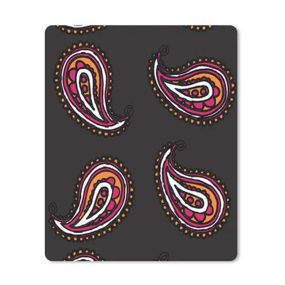 Produktbild von MuchoWow® Mauspad Mousepad Retro - Kopftuch - Muster 30x40 cm - Mousepads - Maus Mat - Pad - Mausunterlage - Mausmatten
