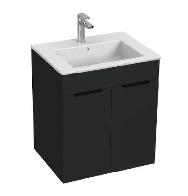 Image de Jika Cube - Armoire avec lavabo 55x43x61 cm, anthracite mat H4536111763521