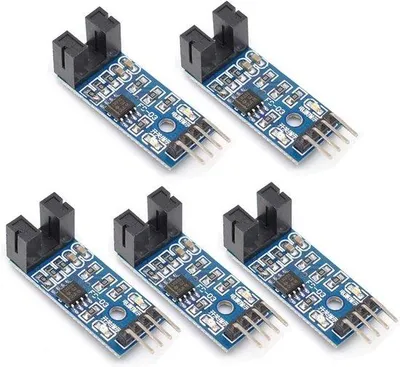 Productafbeelding van 5 Stuks LM393 Motor Meetsensor Vergelijker IR Optocoupler voor Arduino