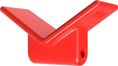 Produktbild von Polyurethan Bughalter Bugstütze Bugschutz Bugpuffer Bugmaul SUPROD, 75 mm, rot