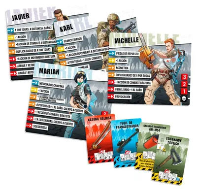 Productafbeelding van Asmodee Zombicide 2e editie: Fort Hendrix, een uitbreiding met 10 missies, bescherming