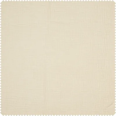 Produktbild von Musselin Baumwoll-Stoff "Uni", 130 cm breit, Meterware Ecru-Weiß