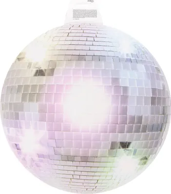 Immagine prodotto di Disco da discoteca decorazione per feste argento 34 cm - taglia unica