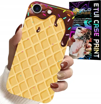 Obrázok produktu pre Puzdro Pre Iphone Se / Se2 - S Motívom Oblátky V Čokoláde