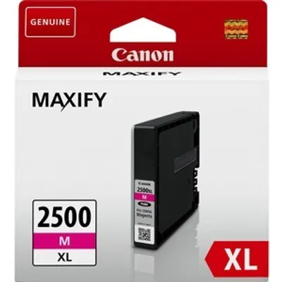 Produktbild von Canon PGI-2500XL M, Hohe (XL-) Ausbeute, Magenta, Tinte auf Pigmentbasis, 19,3 ml, 1520 Seiten