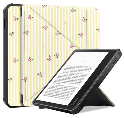 Immagine prodotto di Libreria pieghevole imoshion Design per Kobo Libra Colour - Garden Stripes