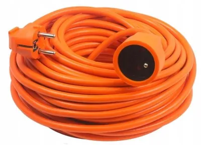 Obrázok produktu pre Kraft&Dele Predlžovací kábel záhradný 20m 2x0,75mm² oranžový