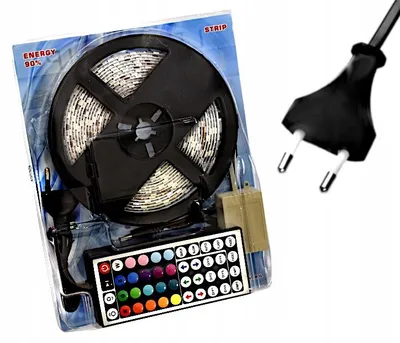 Produktbild von Decorya RGB LED-Streifen 5m mehrfarbig mit Fernbedienung