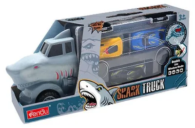 Image de Un requin transporteur avec des voitures
