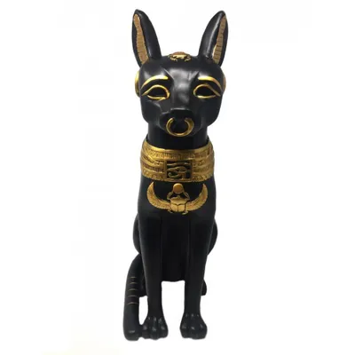 Produktbild von Bastet Figur gross - Ägyptische Mythologie Katzengöttin Dekofigur Deko
