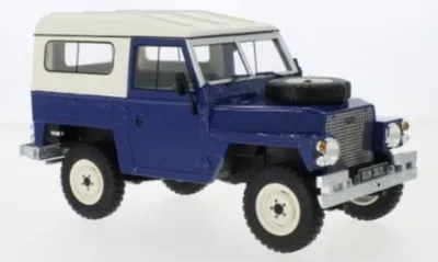 Produktbild von BoS 1:18 Land Rover Lightweight Series III RHD, Hard Top 1973 dark blue