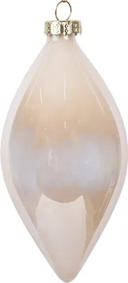 Immagine prodotto di Guaina natalizia Clayre & Eef Ø 7x13 cm Vetro beige