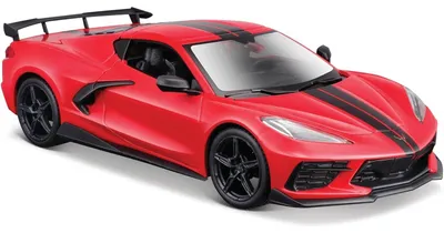 Produktbild von Maisto 1:24 Corvette ZR1 Coupe rot Die Cast Modellauto mit beweglichen Türen für Sammler und Auto-Fans