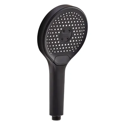Produktbild von SCHÖNER WOHNEN-Kollektion Handbrause GLAIA, Mattschwarz, wassersparender Duschkopf rund, Duschbrause mit 3 Strahlarten