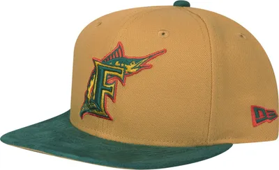 Produktbild von New Era Original-Fit Snapback Cap - Florida Marlins pan tan