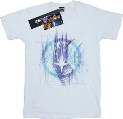 Produktbild von Marvel - "Avengers Infinity War Guardian" T-Shirt für Herren BI12632 (XXL) (Weiß)