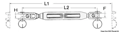 Image de Fourche fixe filetée droite 3/4" , 1 pièce